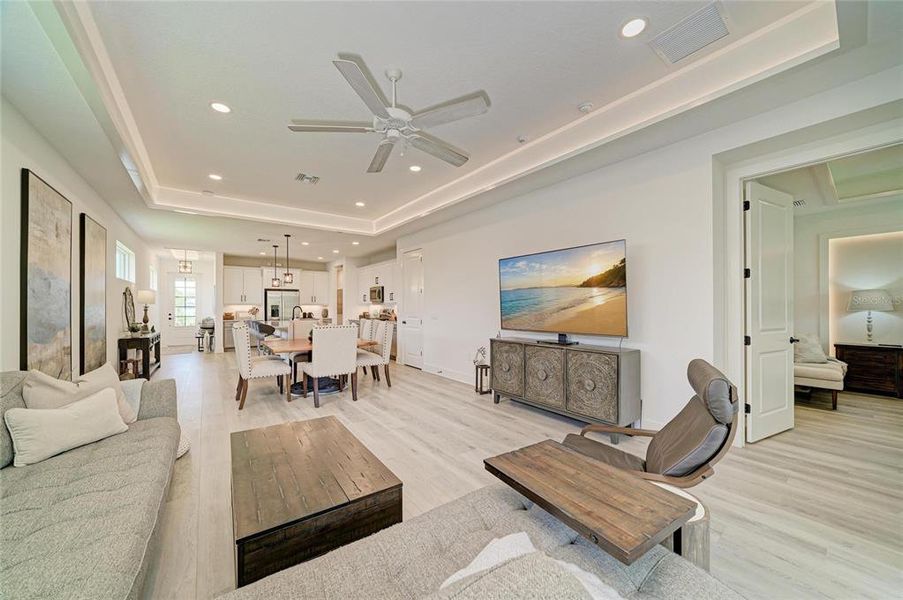 Furnished interior view inside a new home in , Sarasota (Image 13).