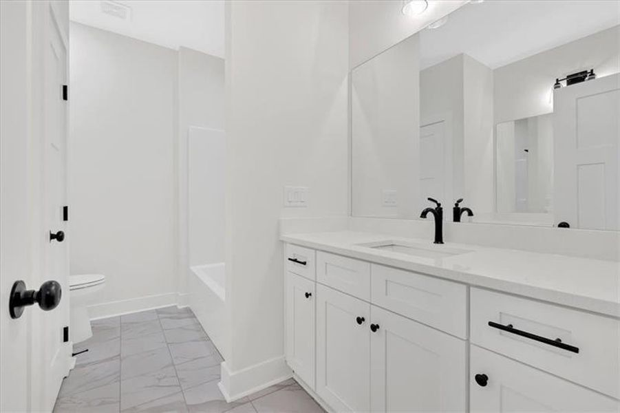 Furnished interior view inside a new home in , Dallas (Image 9).