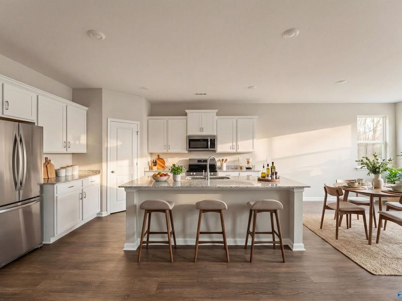 Furnished interior view inside a new home in Bailey Park, Fayetteville (Image 5).