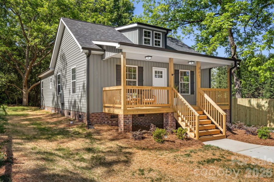 Exterior details and patio area of a home in , York (Image 28).