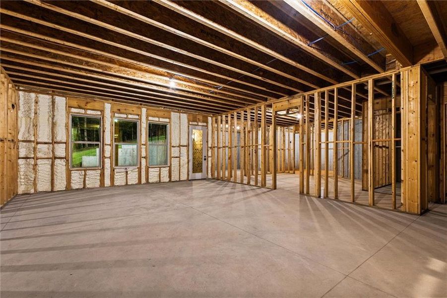 In-progress construction of a new home in , Gainesville, GA (Image 75).