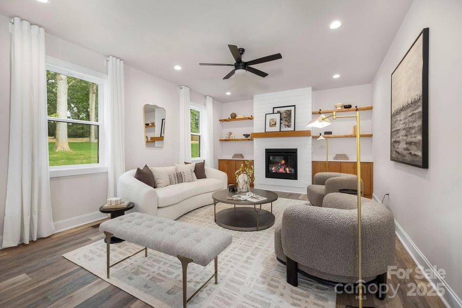 Furnished interior view inside a new home in , Charlotte (Image 3).