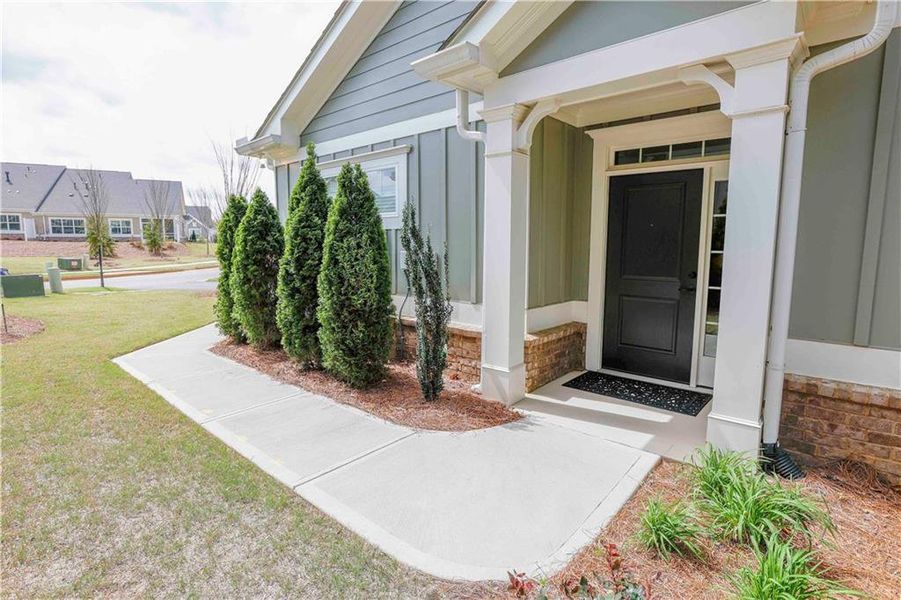 Exterior details and patio area of a home in , Cumming (Image 32). Exterior details and patio area of a home in , Cumming (Image 32).