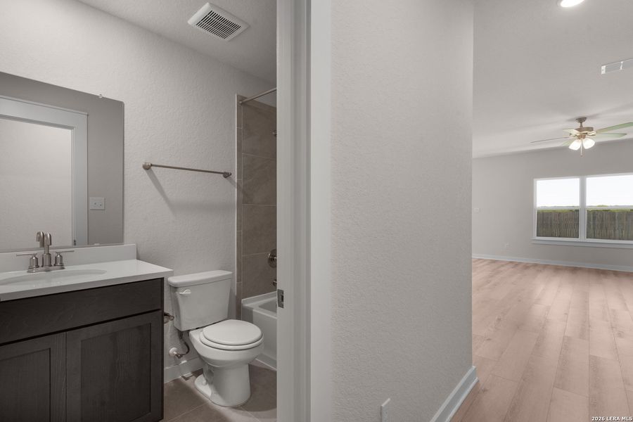 Furnished interior view inside a new home in Westridge, San Antonio (Image 6).