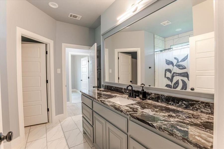 Furnished interior view inside a new home in , Godley (Image 16).