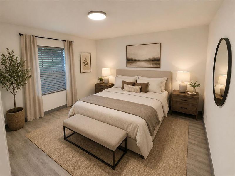 Furnished interior view inside a new home in , Cameron (Image 7).