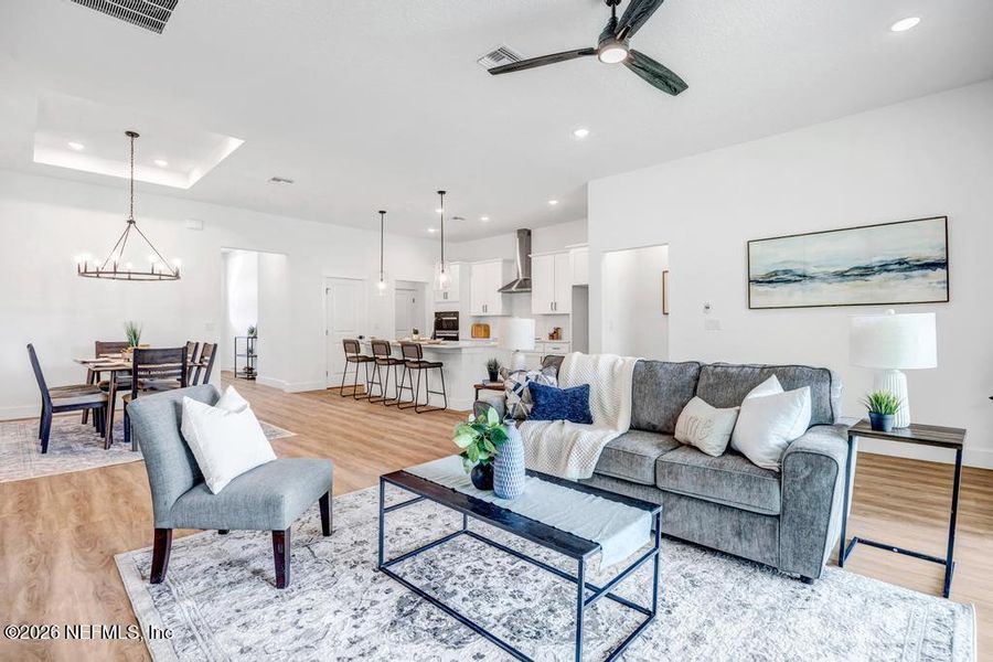 Furnished interior view inside a new home in , Jacksonville (Image 17).