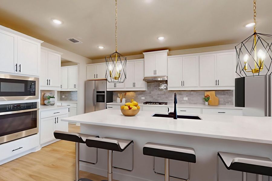 Kitchen - Virtually Staged Kitchen - Virtually Staged