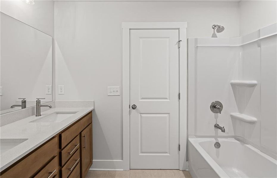 Furnished interior view inside a new home in Oakwood, Cumming (Image 10). Furnished interior view inside a new home in Oakwood, Cumming (Image 10).