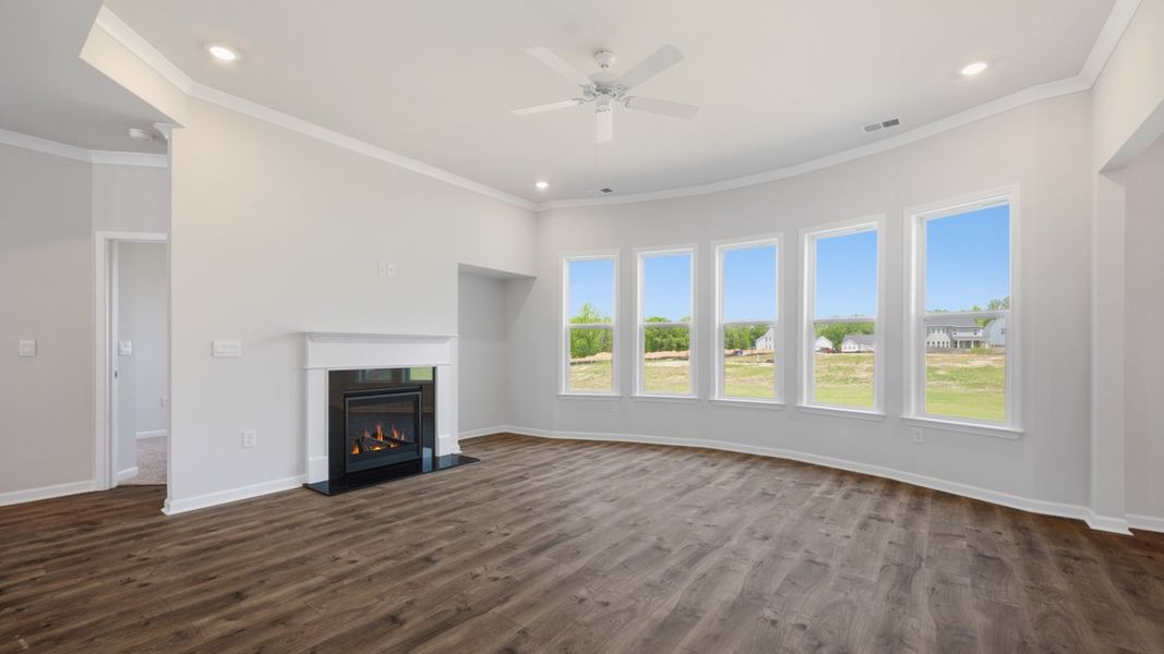 Spacious, unfurnished interior of a new home in Evergreen Crossing, Locust Grove (Image 22). Spacious, unfurnished interior of a new home in Evergreen Crossing, Locust Grove (Image 22).