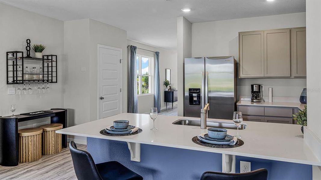 Furnished interior view inside a new home in Harmony at Lake Eloise, Winter Haven (Image 25).