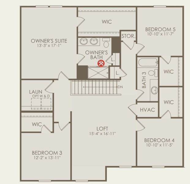 2D floor plan layout for the Whimbrel by Centex in Carpenter Falls, Durham, NC (Image 4). 2D floor plan layout for the Whimbrel by Centex in Carpenter Falls, Durham, NC (Image 4).