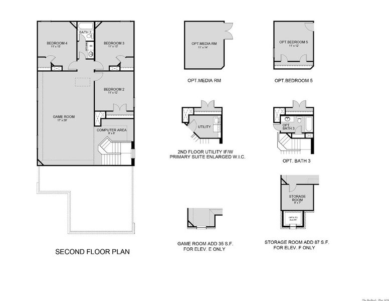 2D floor plan layout for the Redbud by Legend Homes in Ridgeland Hills, Willis, TX (Image 4). 2D floor plan layout for the Redbud by Legend Homes in Ridgeland Hills, Willis, TX (Image 4).