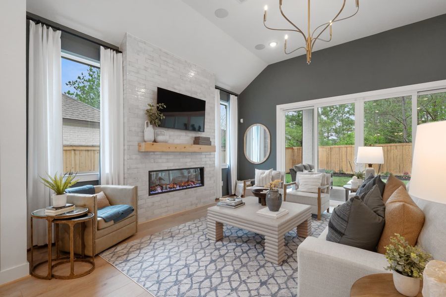 Representative furnished interior of a home built from the Hampton by Chesmar Homes in Parkside on the River, Georgetown (Image 5). Representative furnished interior of a home built from the Hampton by Chesmar Homes in Parkside on the River, Georgetown (Image 5).