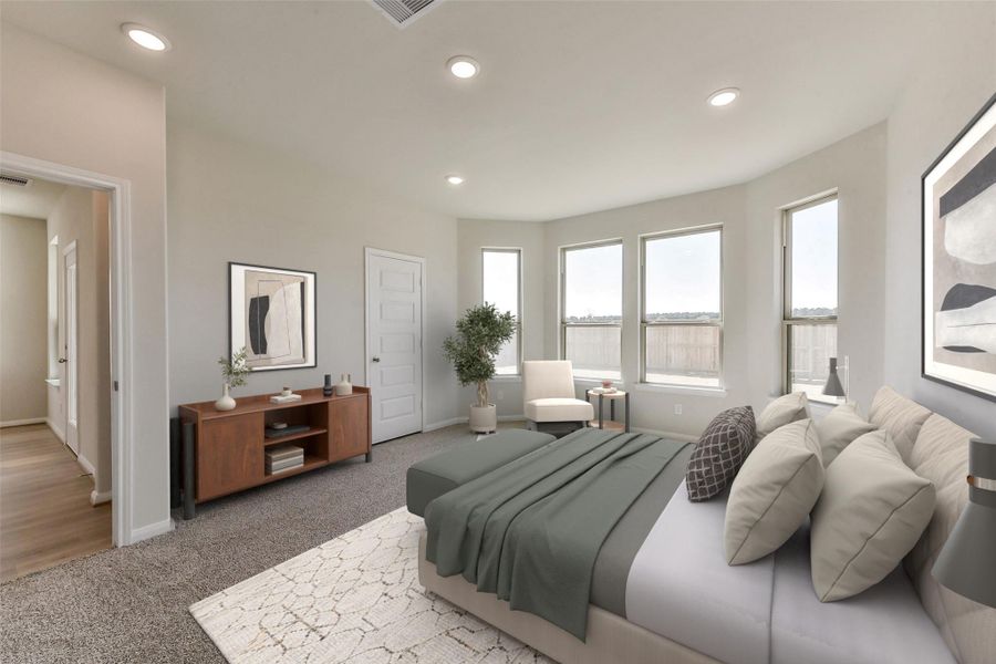 Furnished interior view inside a new home in Colony at Pinehurst, Pinehurst (Image 11). Furnished interior view inside a new home in Colony at Pinehurst, Pinehurst (Image 11).