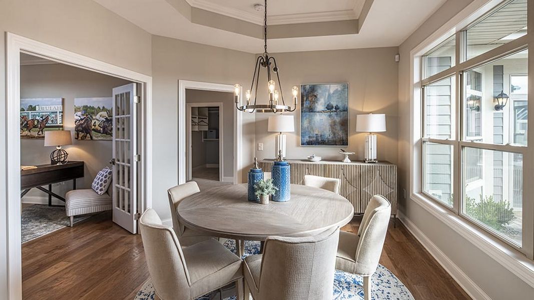 Representative furnished interior of a home built from the Portico by Epcon Communities in The Courtyards at Lupton Village, Fort Lupton (Image 34). Representative furnished interior of a home built from the Portico by Epcon Communities in The Courtyards at Lupton Village, Fort Lupton (Image 34).