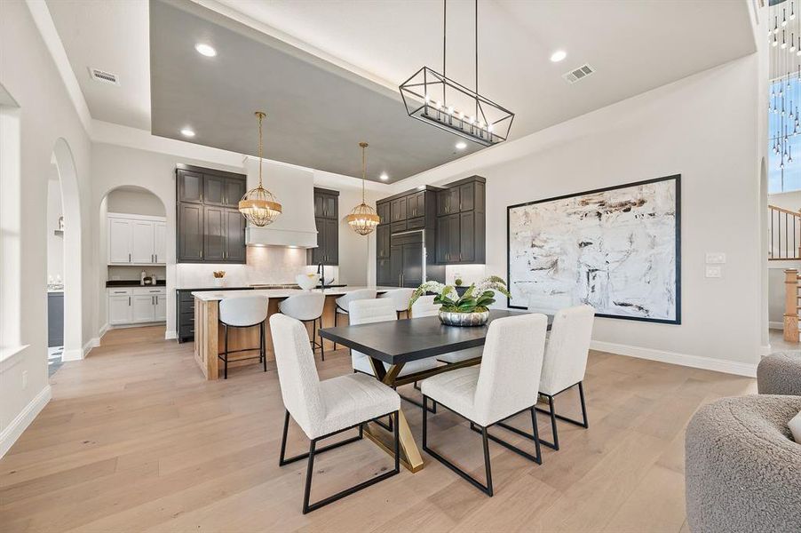 Furnished interior view inside a new home in , Pelican Bay (Image 18).