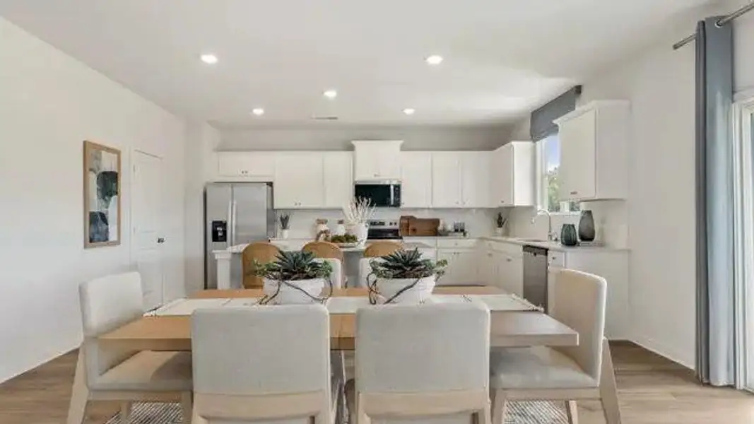Furnished interior view inside a new home in Reserve at Gum Springs, Jefferson (Image 7).