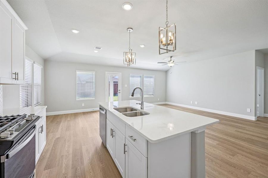 Photo is not of the actual home, but is an inspirational photo of builder’s model home and may depict options, furnishings, and/or decorator features that are not included.