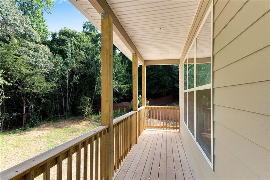 Exterior details and patio area of a home in , Ellenwood (Image 23).