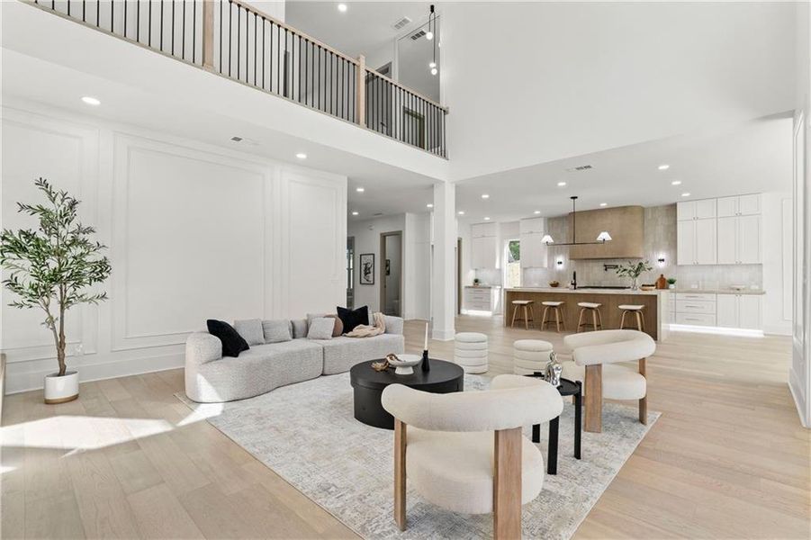 Furnished interior view inside a new home in , Lawrenceville (Image 3).