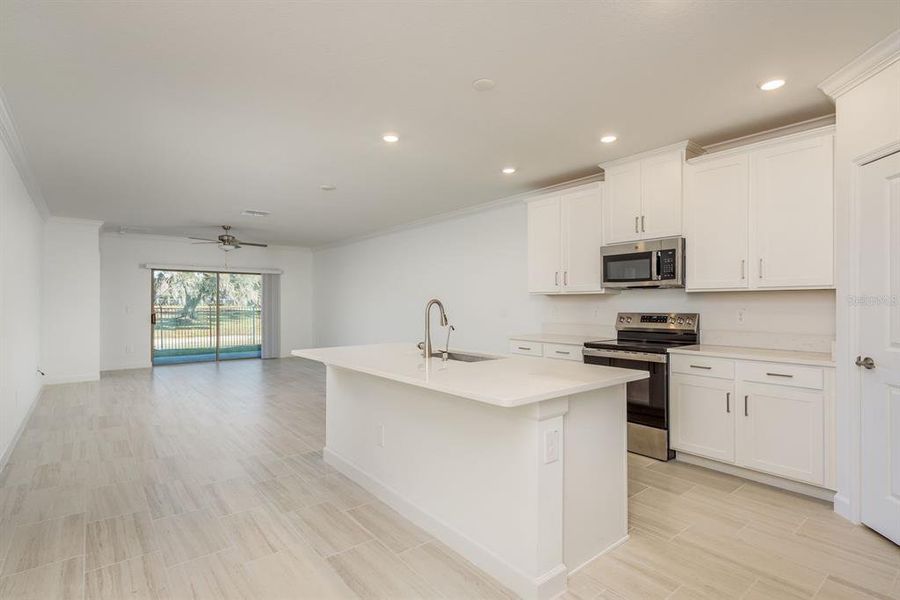 Furnished interior view inside a new home in , San Antonio (Image 5).