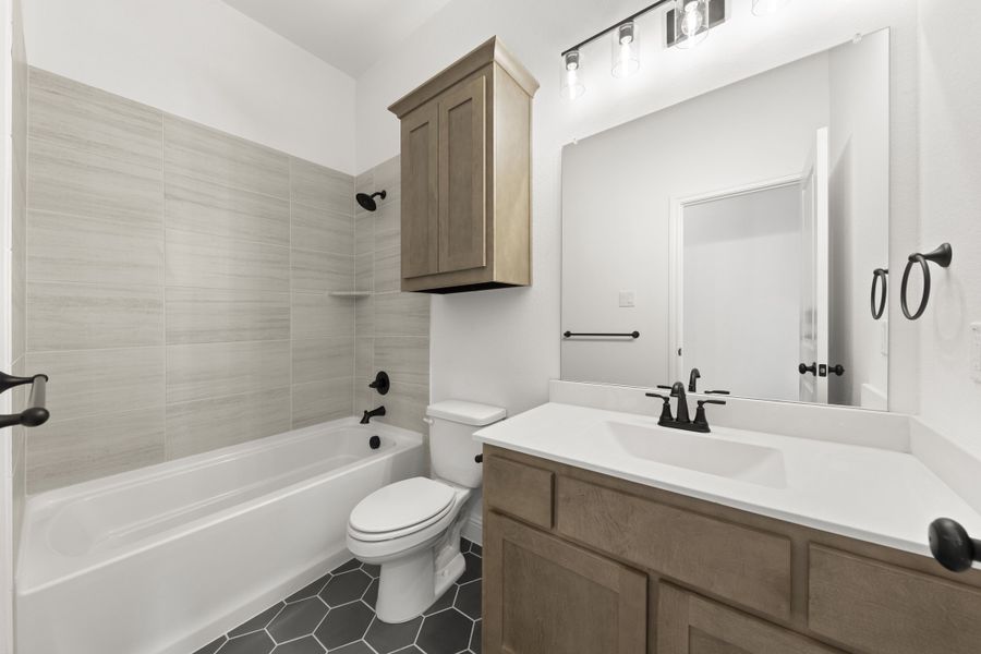 Furnished interior view inside a new home in Lovers Landing, Forney (Image 11).