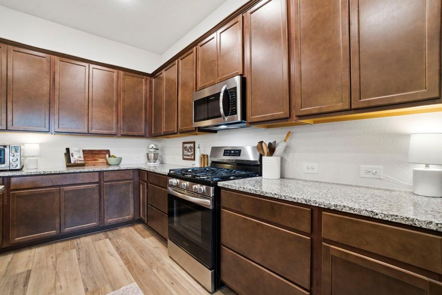 Furnished interior view inside a new home in , Willis (Image 6).