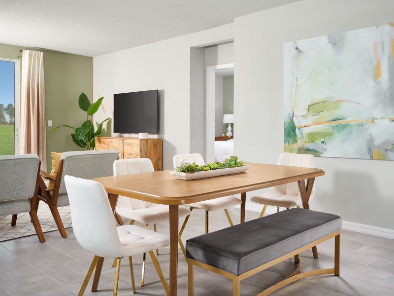 Furnished interior view inside a new home in Benton Hills - Premier Series, Brooksville (Image 12).