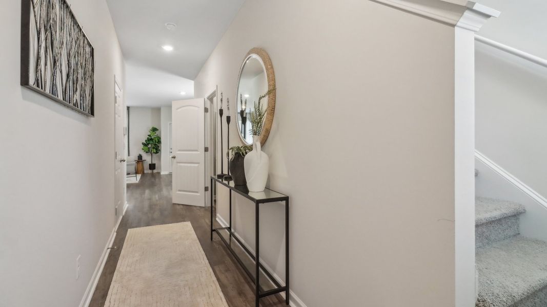 Furnished interior view inside a new home in Wellington Park, Lithonia (Image 7).