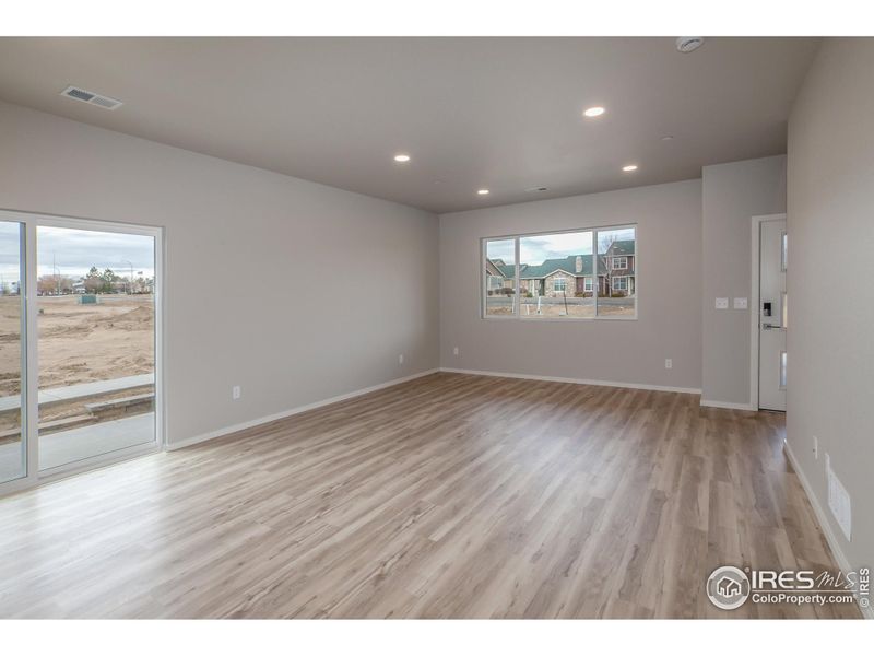 EXAMPLE PHOTO: DINING ROOM AND LIVING ROOM