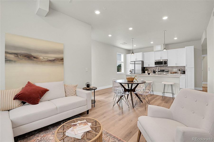 Furnished interior view inside a new home in , Denver (Image 7).