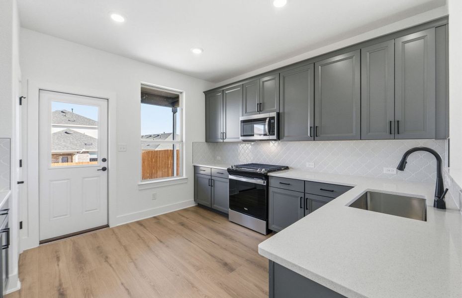 Furnished interior view inside a new home in Saddleback at Santa Rita Ranch, Liberty Hill (Image 8).