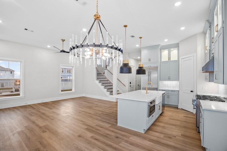 Furnished interior view inside a new home in , Galveston (Image 6).