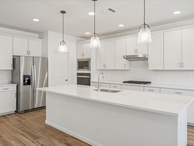 Furnished interior view inside a new home in Arbor at Madera Highlands II, Sahuarita (Image 3).