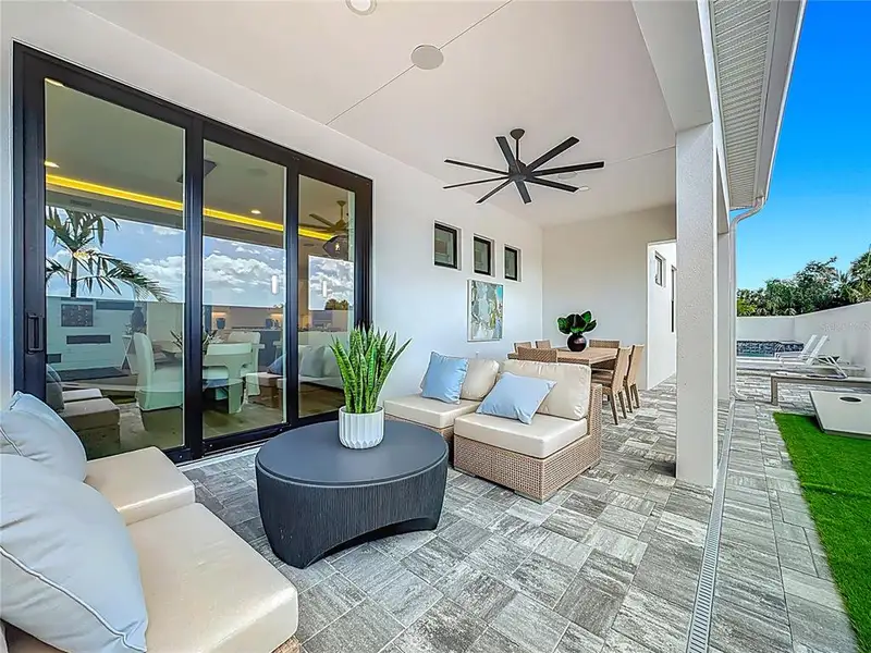 Exterior details and patio area of a home in , Bradenton (Image 26).