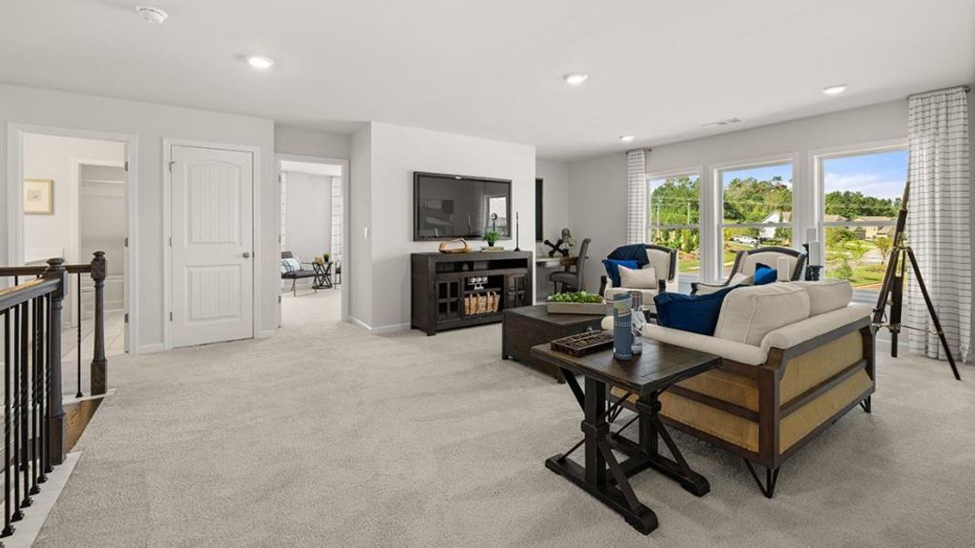 Furnished interior view inside a new home in Thalley Creek Estates, Cumming (Image 10).