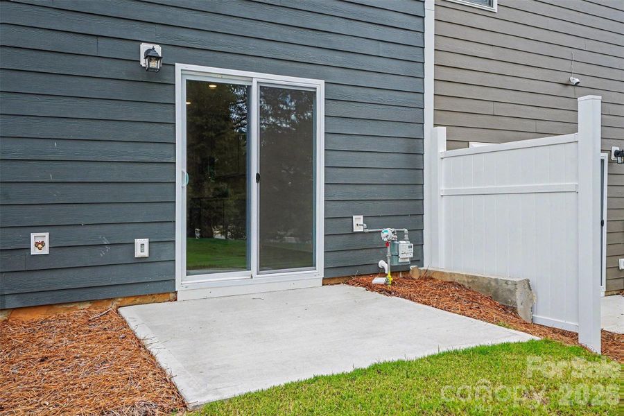 Exterior details and patio area of a home in , Charlotte (Image 20). Exterior details and patio area of a home in , Charlotte (Image 20).
