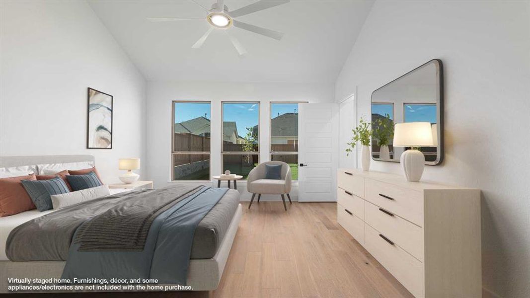 Furnished interior view inside a new home in Fields 50', Frisco (Image 8). Furnished interior view inside a new home in Fields 50', Frisco (Image 8).