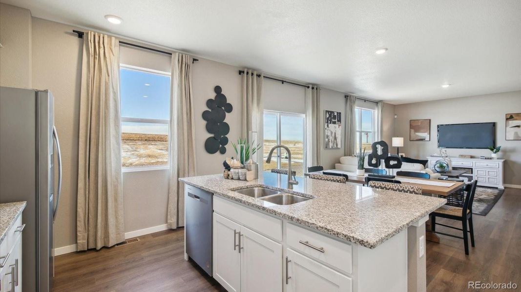 Furnished interior view inside a new home in Spring Valley Ranch, Elizabeth (Image 11).
