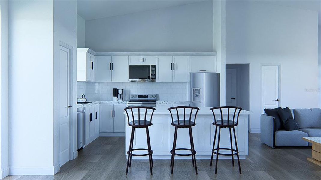 Furnished interior view inside a new home in , Citrus Springs (Image 28).