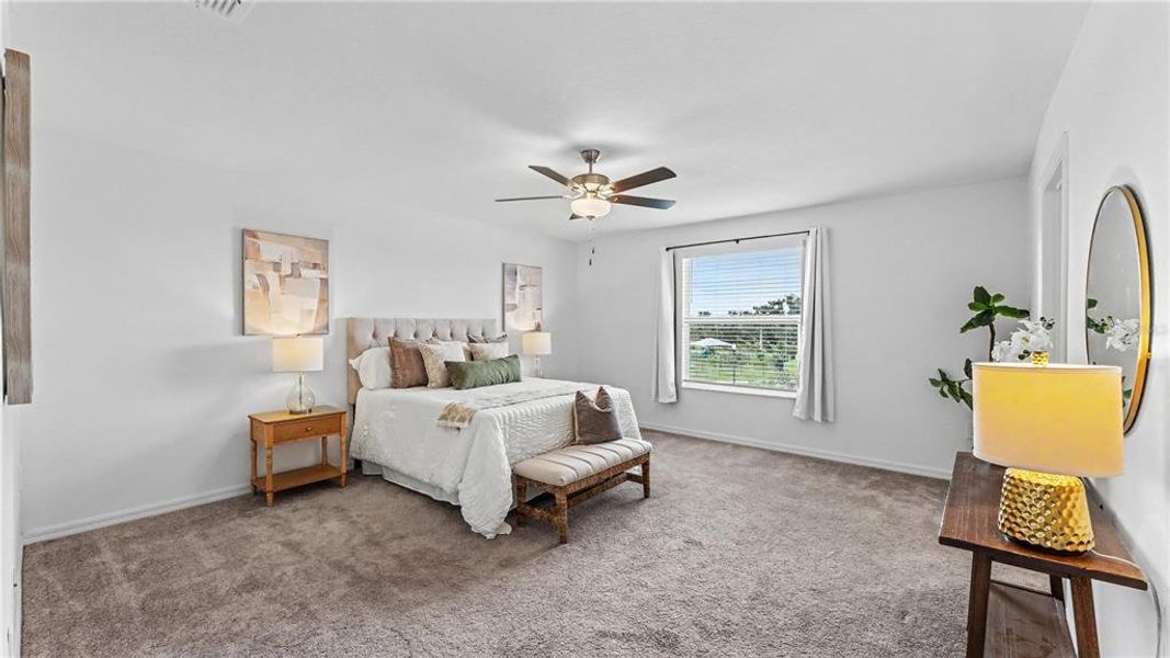 Furnished interior view inside a new home in Wind Meadows South, Bartow (Image 35).