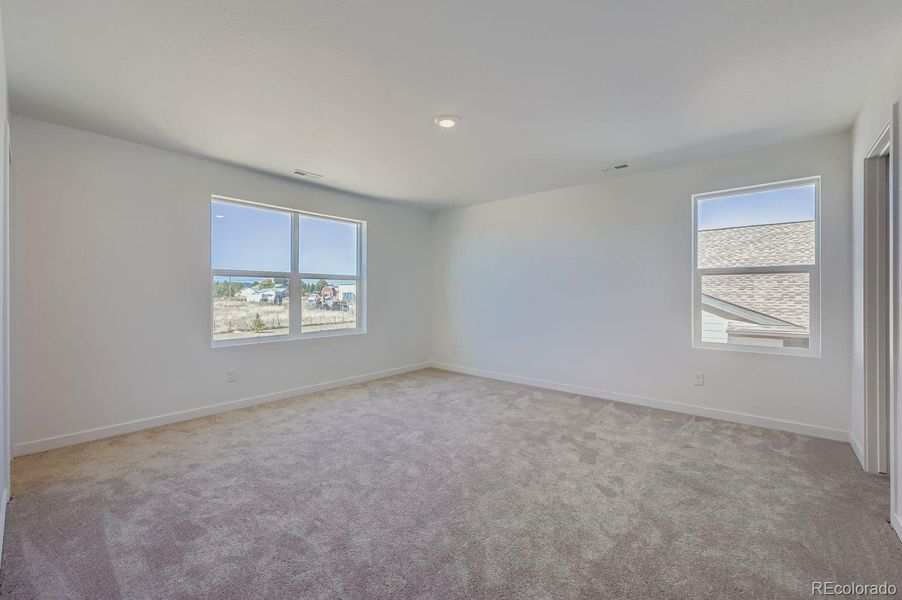 Spacious, unfurnished interior of a new home in Percheron: The Camden Collection, Colorado Springs (Image 9). Spacious, unfurnished interior of a new home in Percheron: The Camden Collection, Colorado Springs (Image 9).