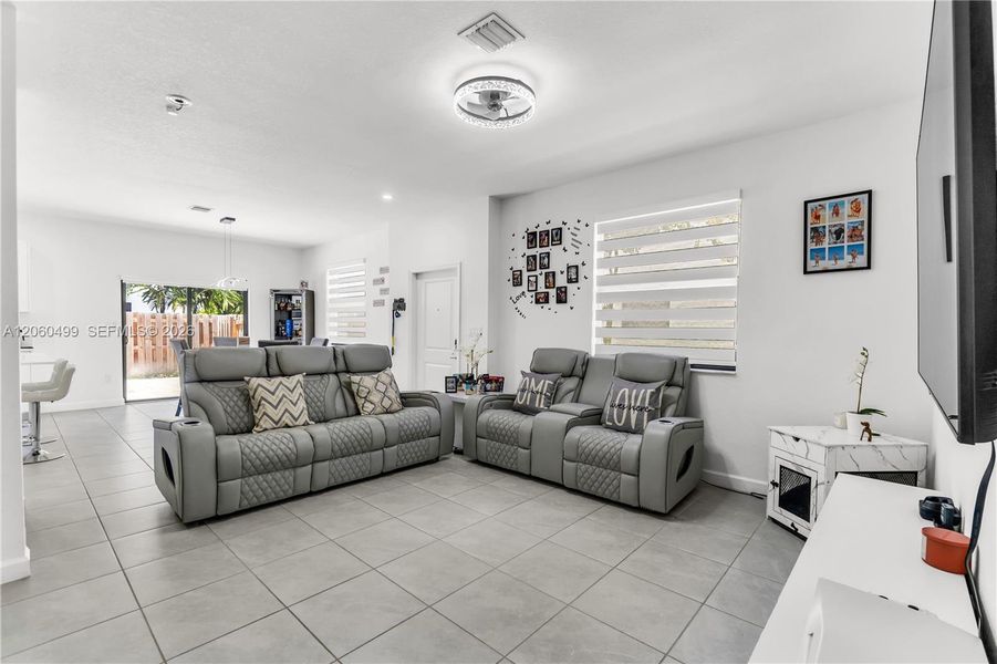 Furnished interior view inside a new home in , Miami (Image 32).