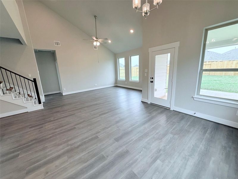 Spacious, unfurnished interior of a new home in Sunterra, Katy (Image 12). Spacious, unfurnished interior of a new home in Sunterra, Katy (Image 12).