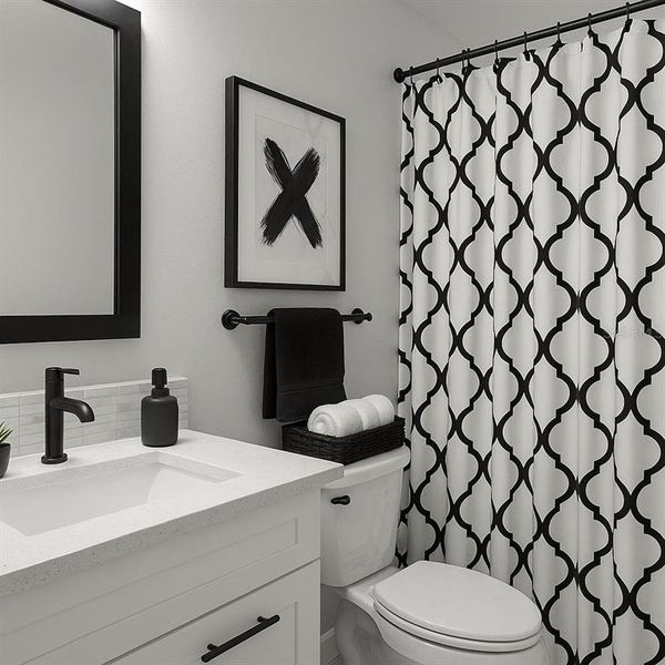 Furnished interior view inside a new home in , Kissimmee (Image 10). Furnished interior view inside a new home in , Kissimmee (Image 10).