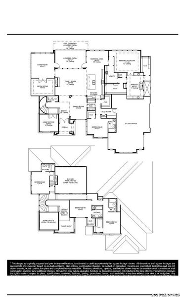 2D floor plan layout of this home in George's Ranch, Boerne, TX (Image 2). 2D floor plan layout of this home in George's Ranch, Boerne, TX (Image 2).