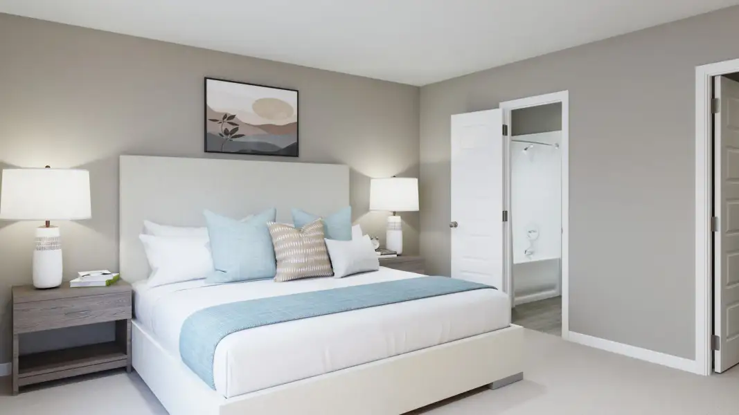 Representative furnished interior of a home built from the The Silverleaf by Legend Homes in Ridgeland Hills, Willis (Image 10).