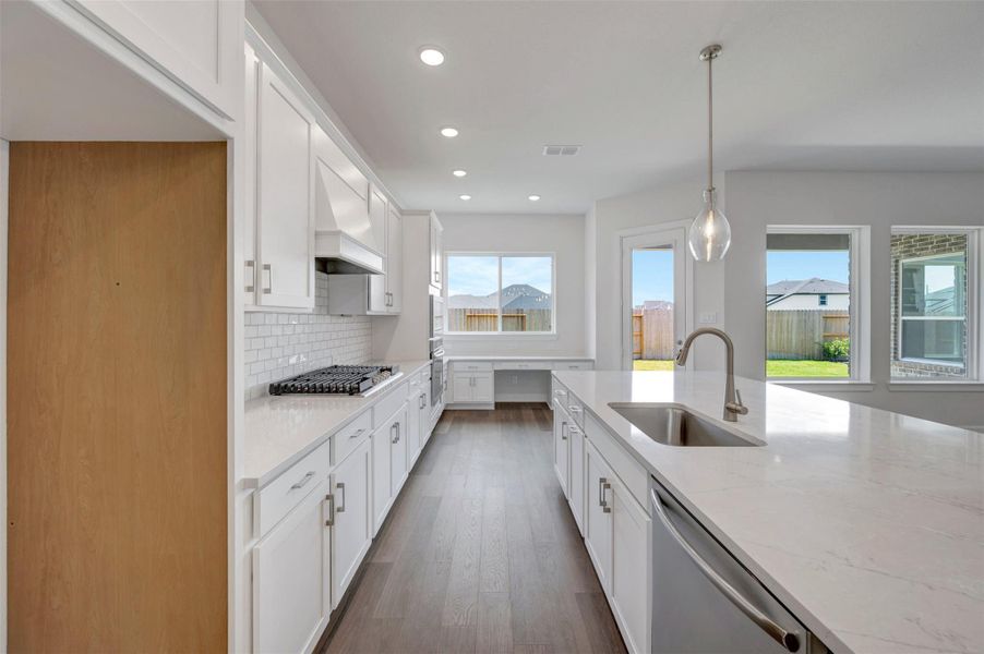 Furnished interior view inside a new home in Brookewater - Ascent Collection, Rosenberg (Image 5).