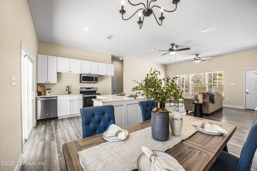 Furnished interior view inside a new home in , Keystone Heights (Image 34).